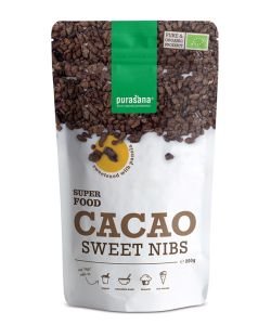 Eclats de fèves de cacao BIO, 200 g
